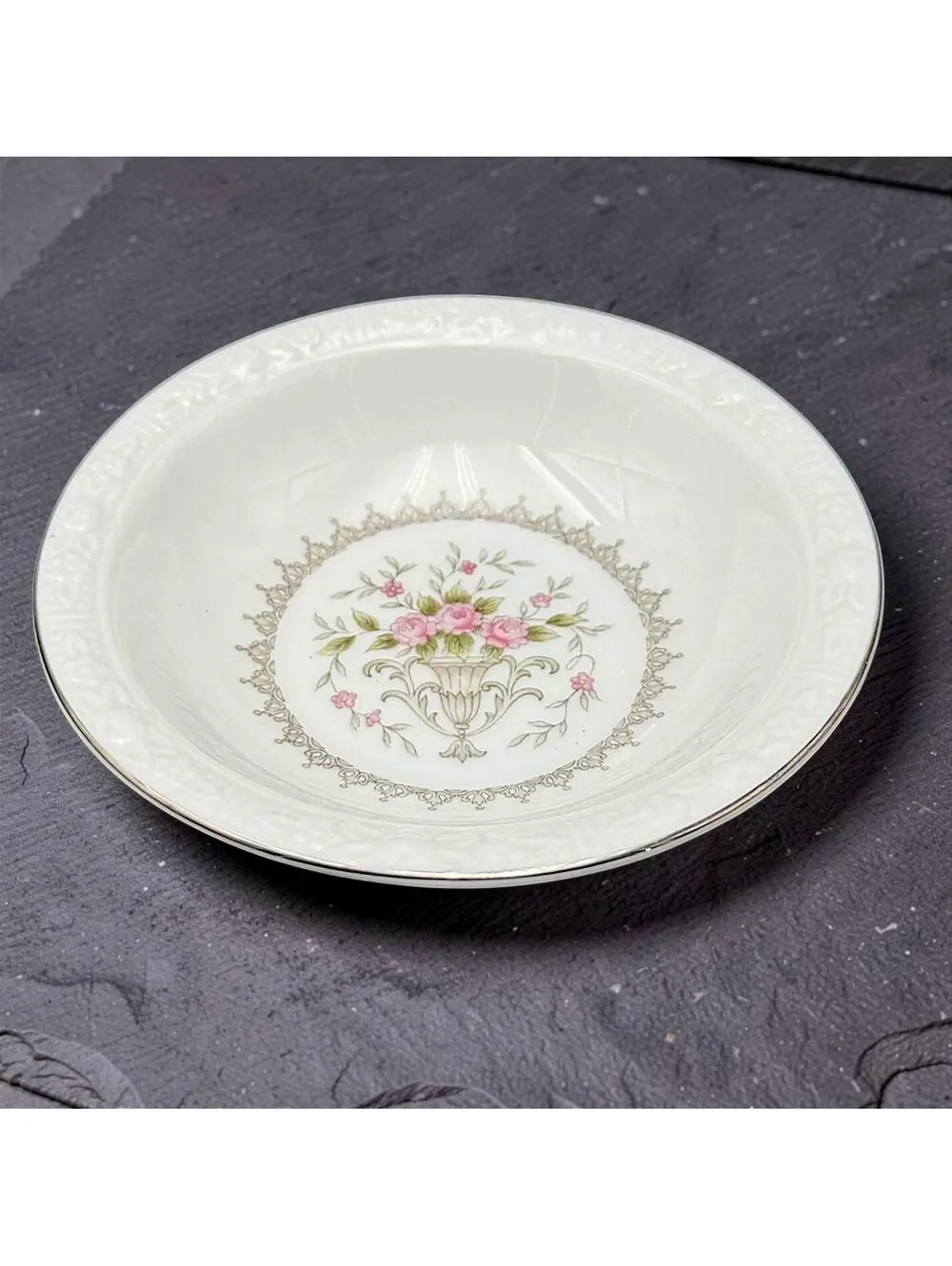 Vintage Harmony House Michelle 3653 Fine China 6 Pc Set Cups Plates Japan